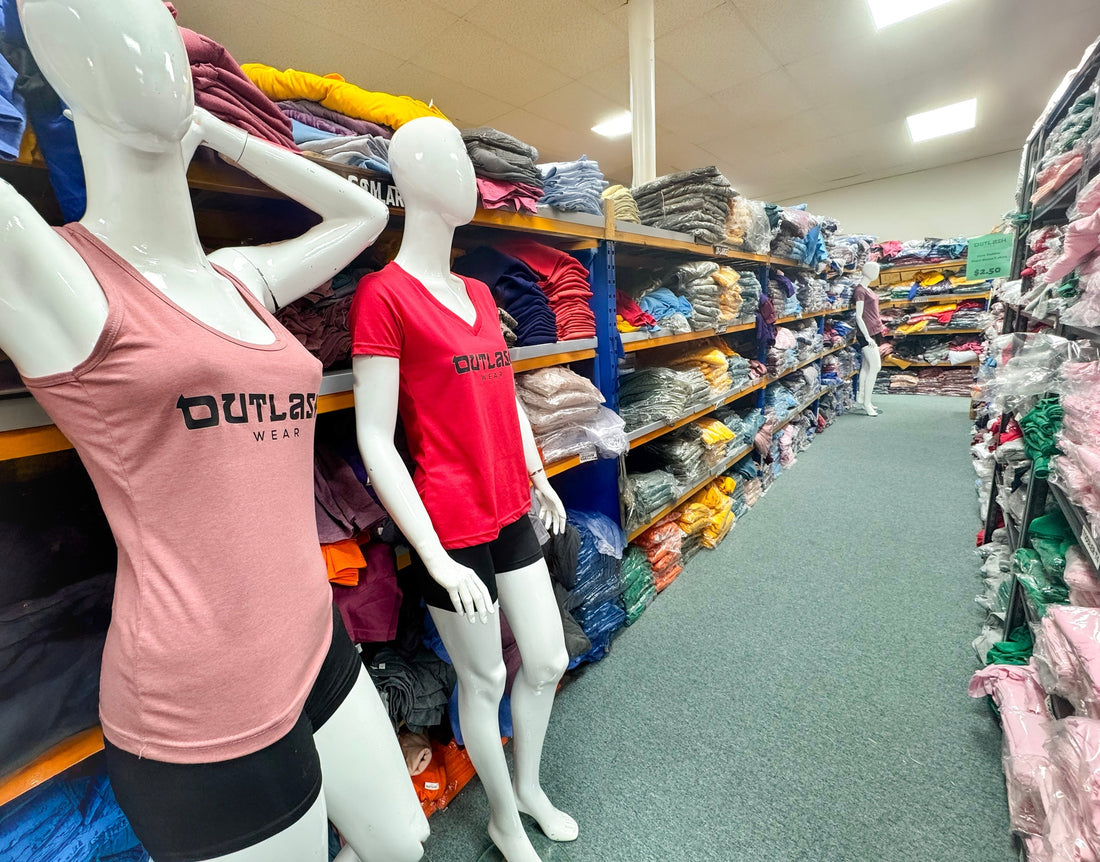 Houston's huge blank apparel store, Wholesale Tshirts Blank Apparel