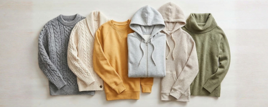 The Ultimate Guide to All Types of Sweaters and Hoodies for Your Brand