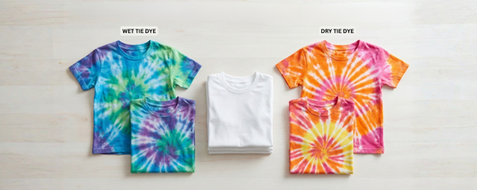 Wet vs Dry Tie Dye: Which Technique Works Best on Blanks?