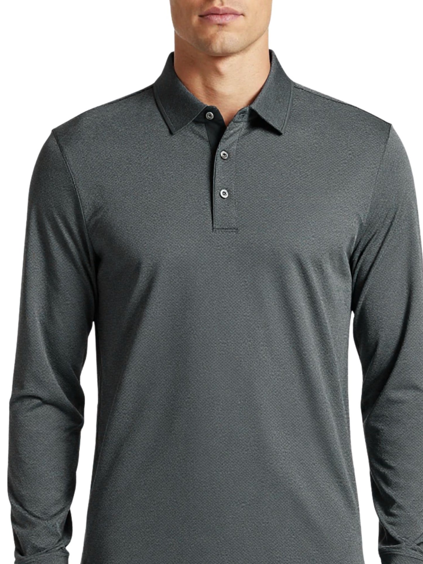 2019 Unisex Performance Mesh Long Sleeve Polo - 100%Polyester - Outlash Wear