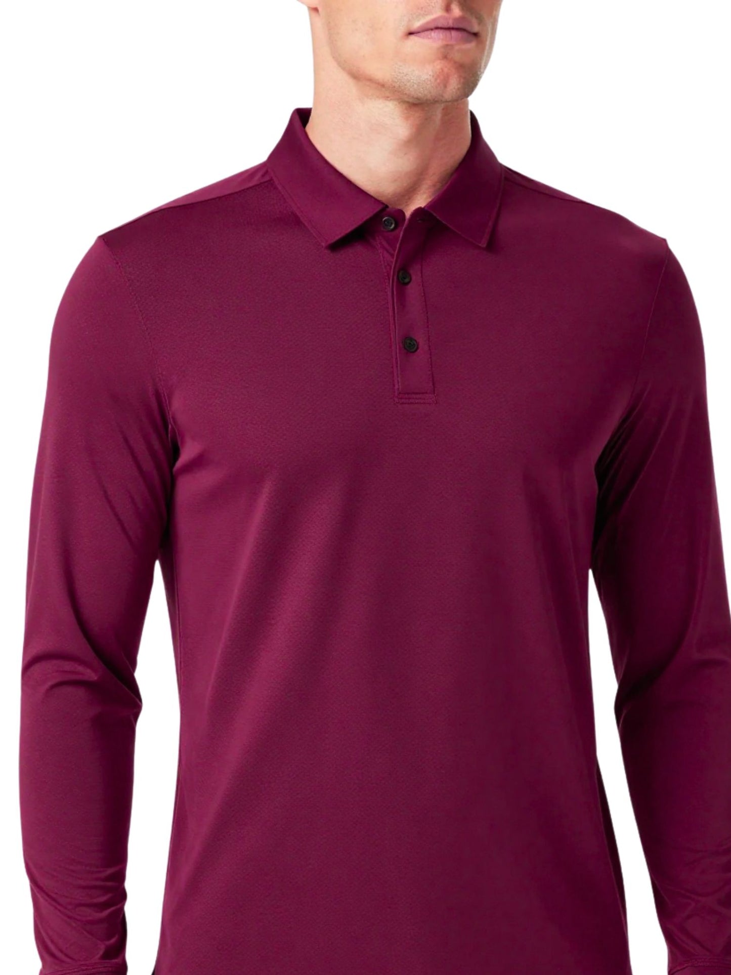 2019 Unisex Performance Mesh Long Sleeve Polo - 100%Polyester - Outlash Wear