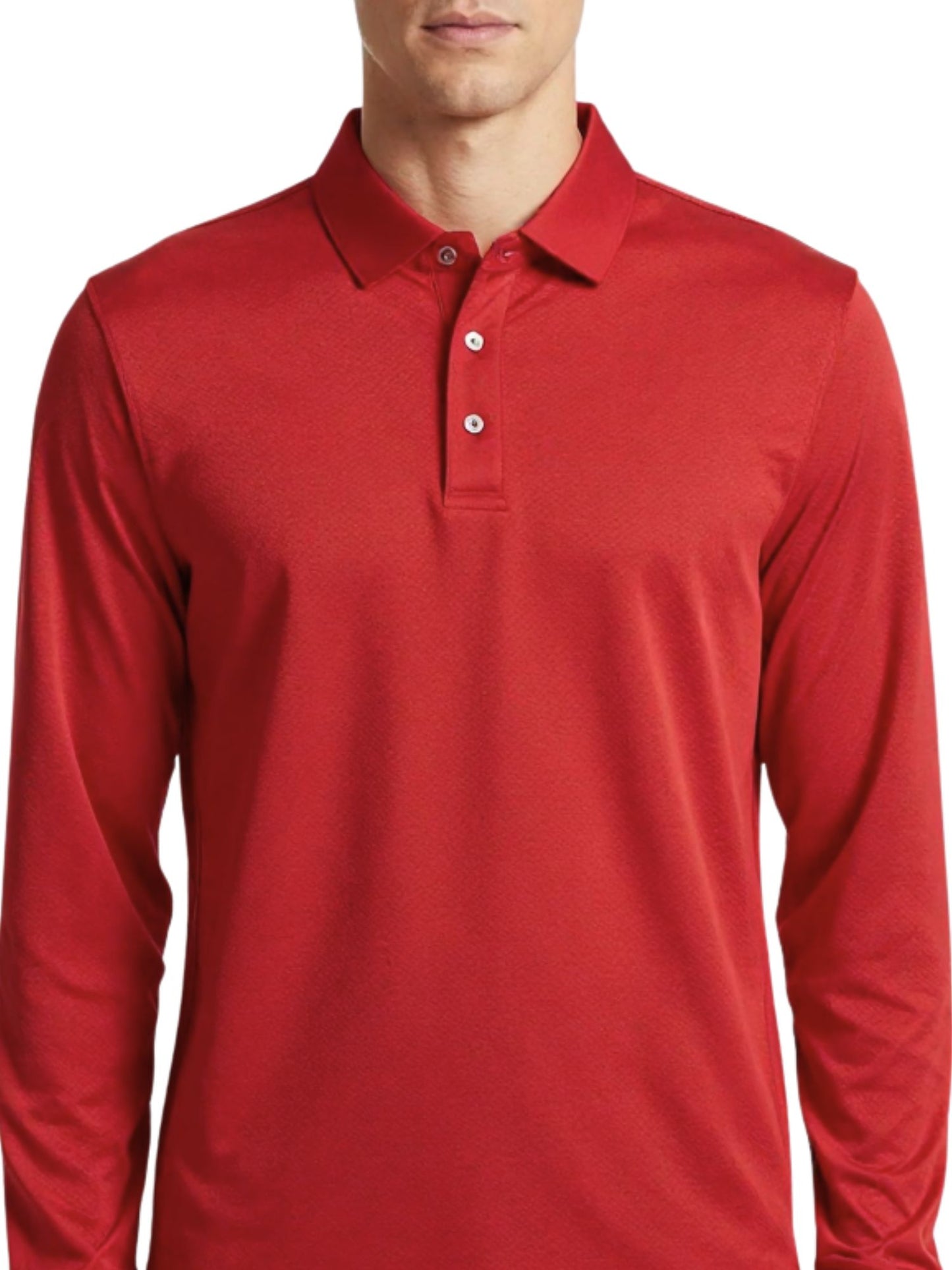 2019 Unisex Performance Mesh Long Sleeve Polo - 100%Polyester - Outlash Wear