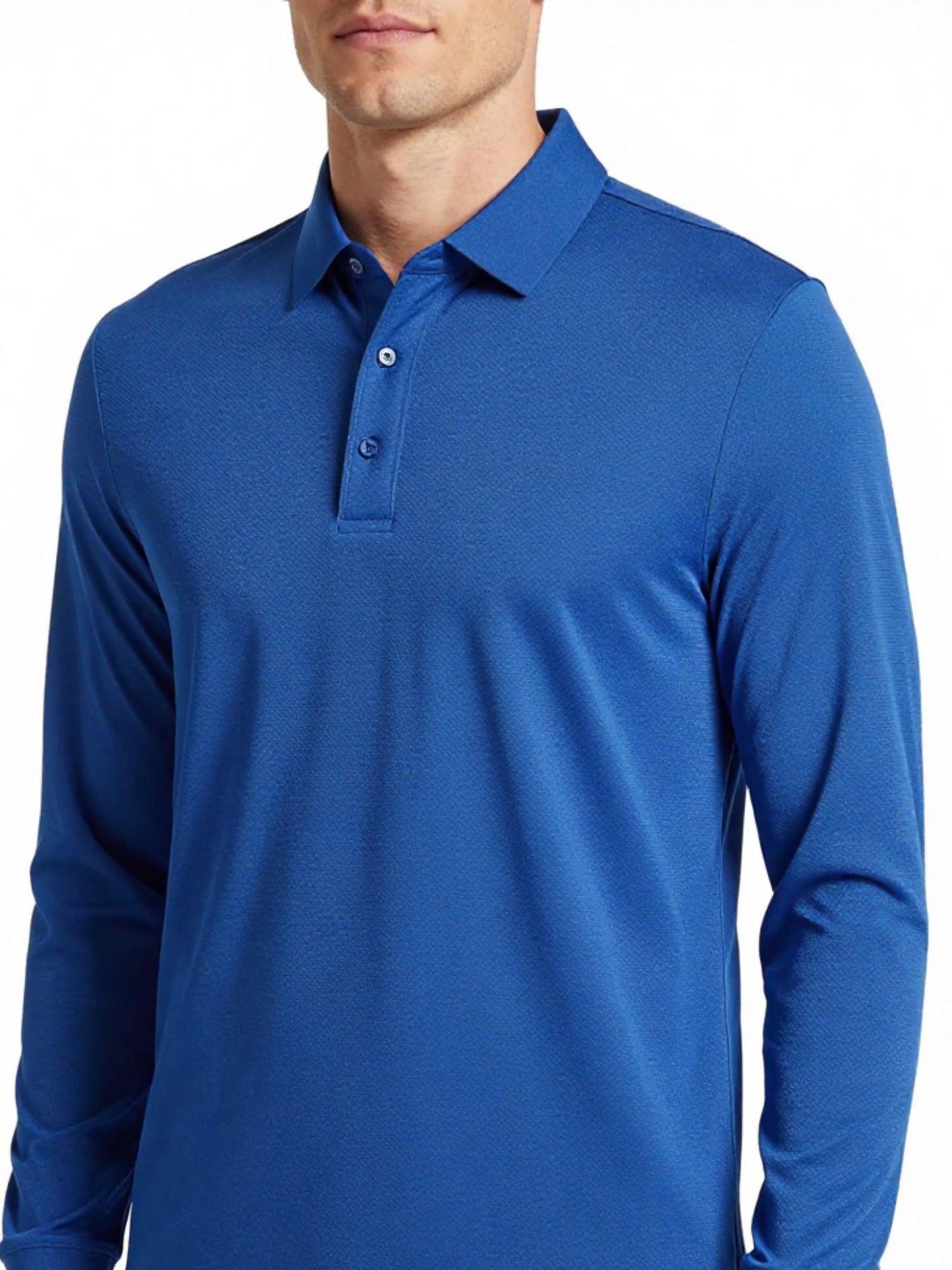 2019 Unisex Performance Mesh Long Sleeve Polo - 100%Polyester - Outlash Wear