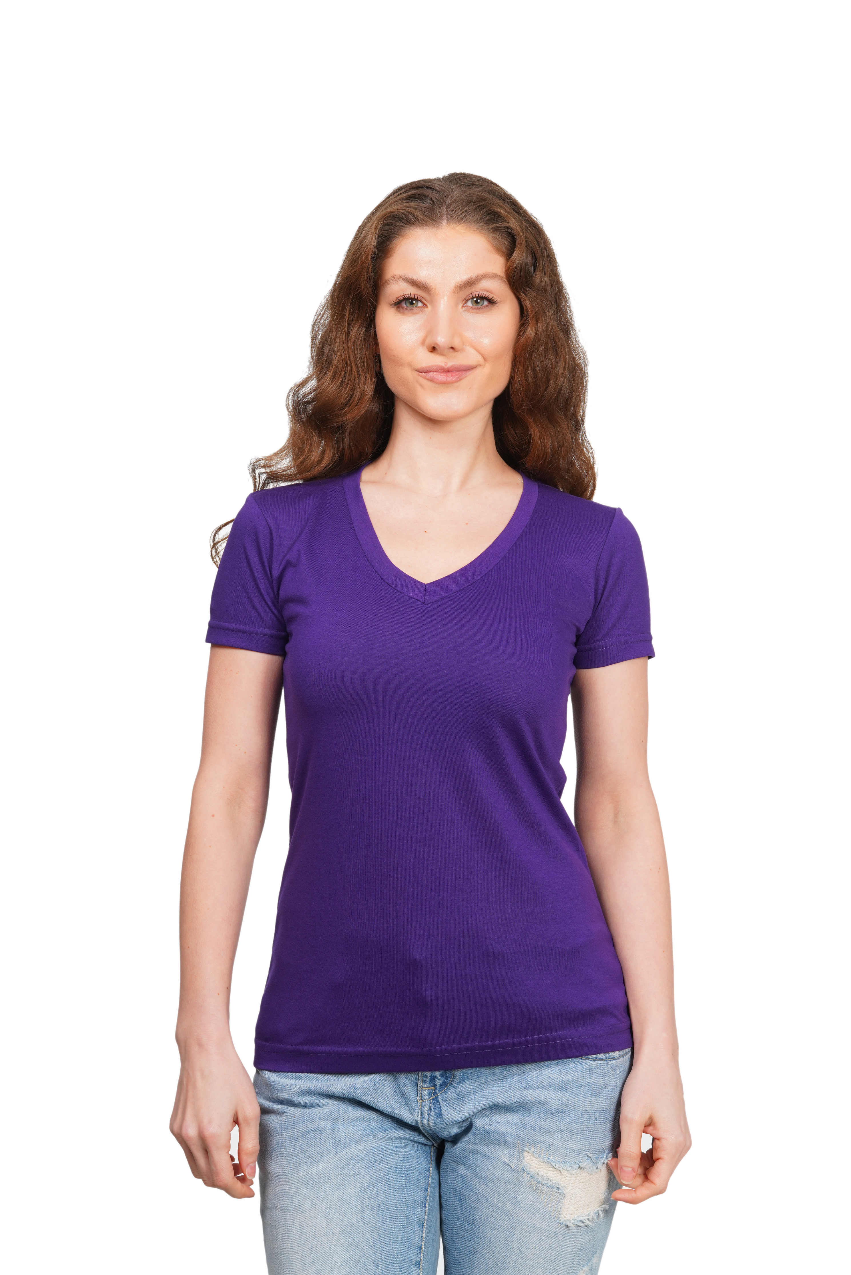 MOSHU V Neck Womens T-Shirts Basic … curated on LTK